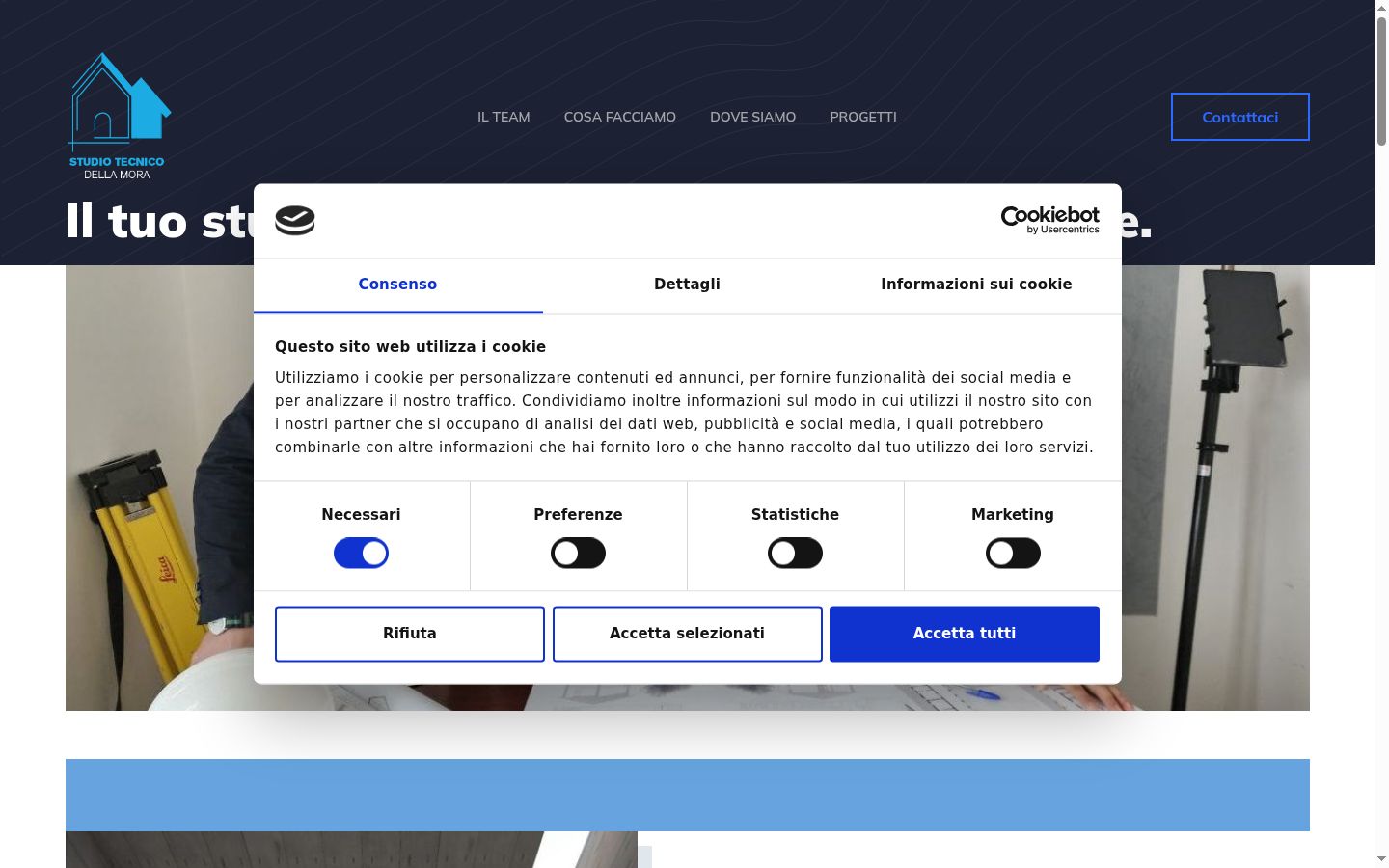 Sutikimo reklamjuostės, rodytos prieš bet kokią sąveiką, ekrano kopija