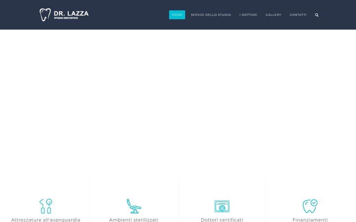 Skärmbild av studiodentisticodottorlazza.it