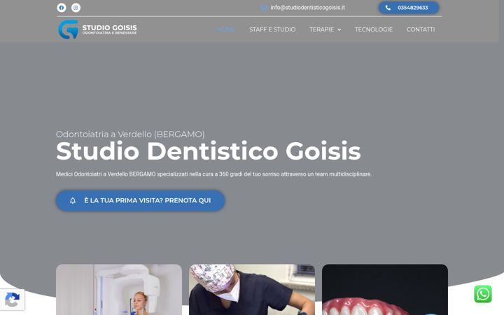 Képernyőkép: studiodentisticogoisis.it