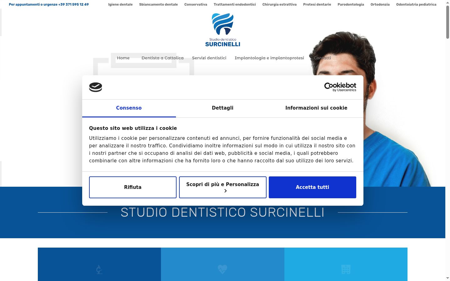 Sutikimo reklamjuostės, rodytos prieš bet kokią sąveiką, ekrano kopija