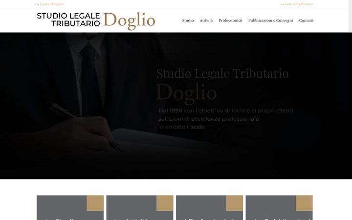 Screenshot of studiodoglio.it