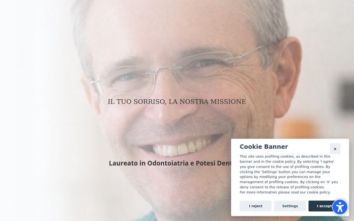 Screenshot of studiodottcarlodellasanta.it