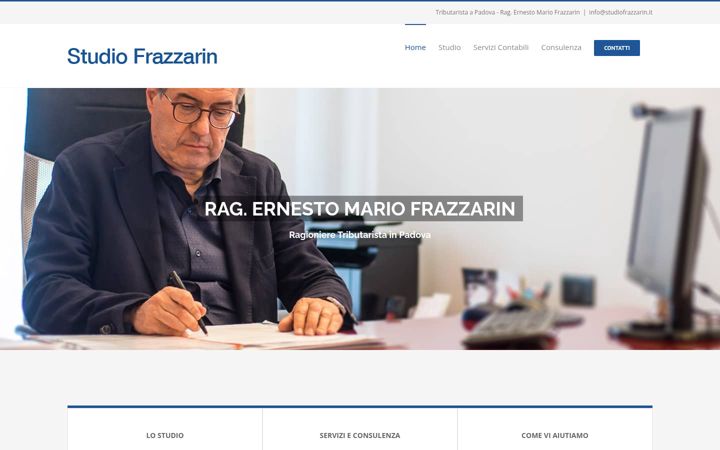 Screenshot di studiofrazzarin.it