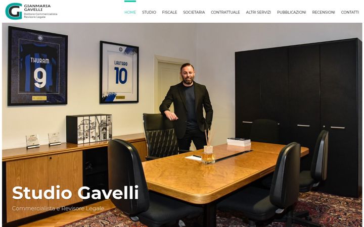 Captură de ecran a studiogavelli.it