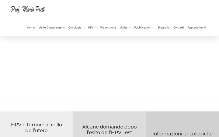 Screenshot di studioginecologico.info