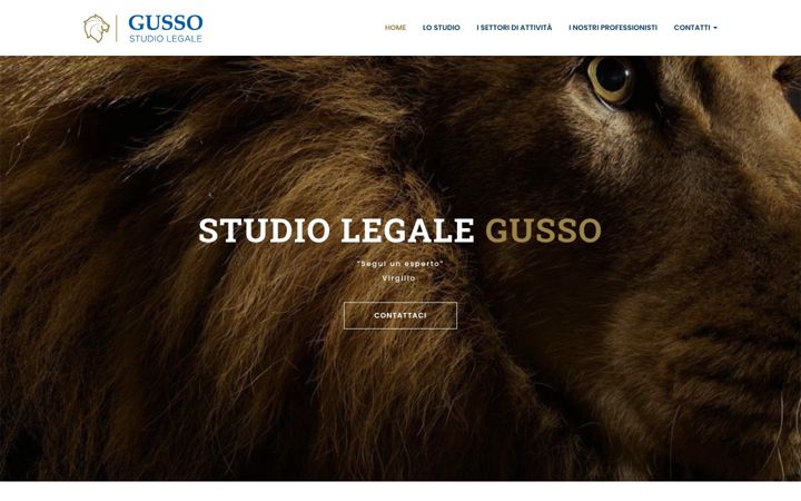 Screenshot of studiogusso.it