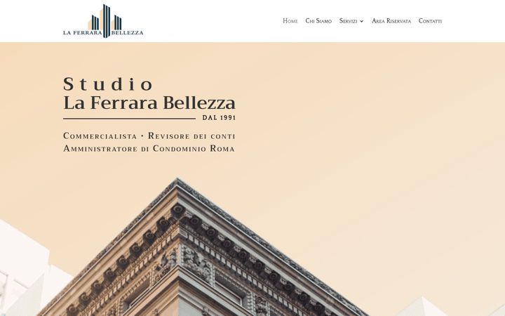 Екранна снимка на studiolaferrarabellezza.it