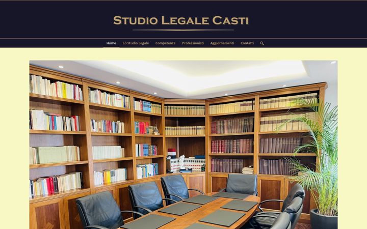 Screenshot van studiolegalecasti.it