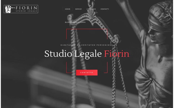Screenshot ta' studiolegalefiorin.it