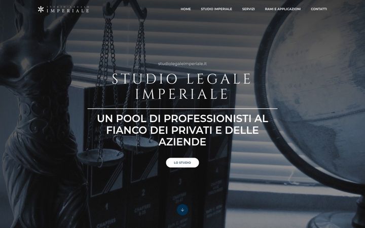 Screenshot of studiolegaleimperiale.it