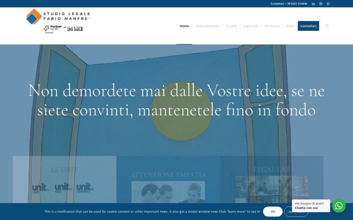 Zrzut ekranu studiolegalemanfre.it
