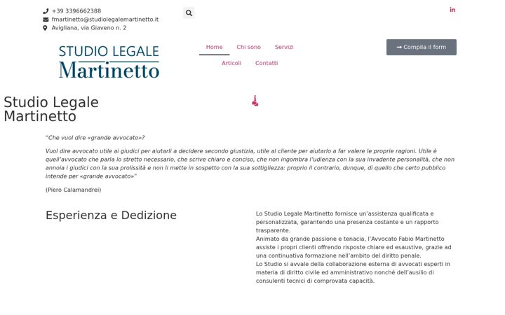 Képernyőkép: studiolegalemartinetto.it