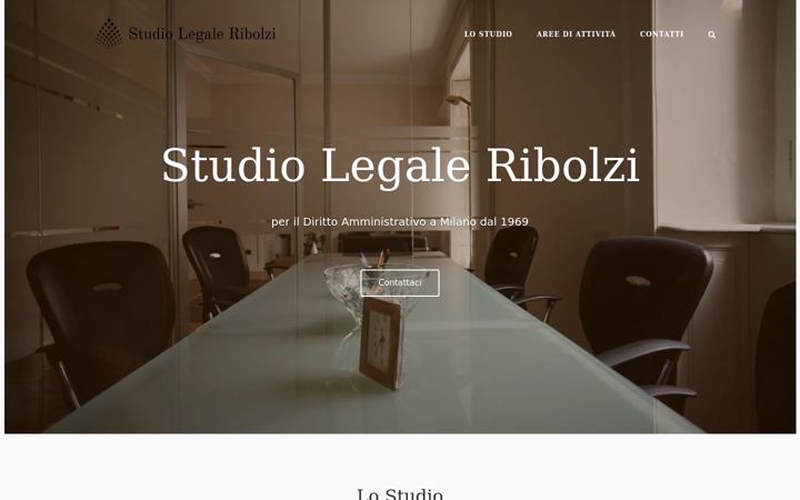 Screenshot of studiolegaleribolzi.it