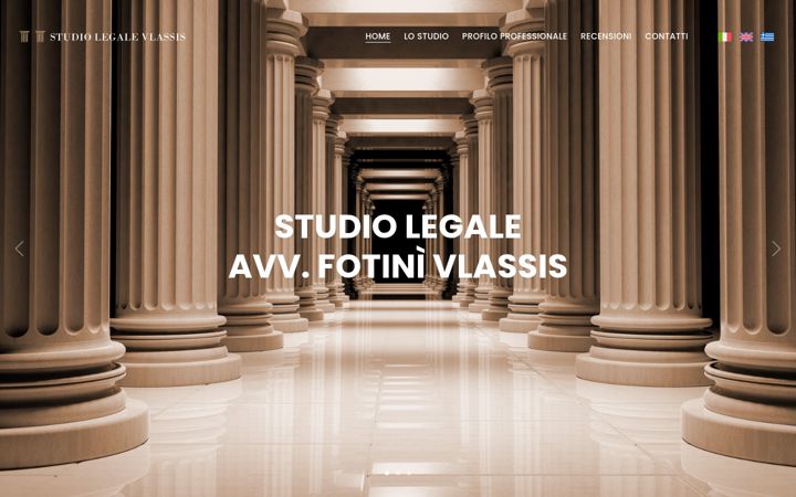 Screenshot του studiolegalevlassis.it