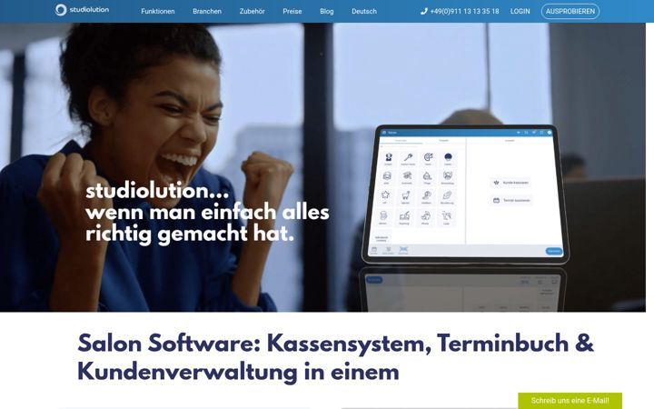 Screenshot of studiolution.com