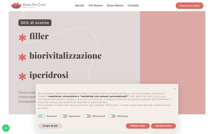 Screenshot of studiomariapiacappi.it