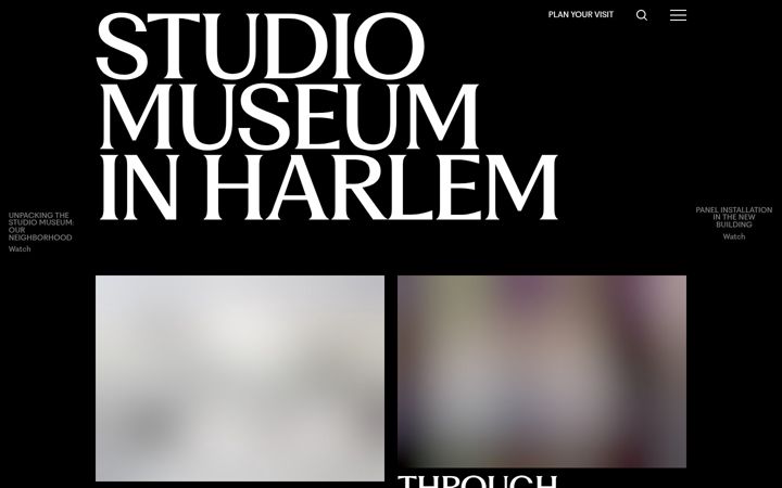 Screenshot of studiomuseum.org