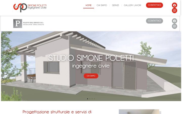 Skærmbillede af studiopolettisimone.it