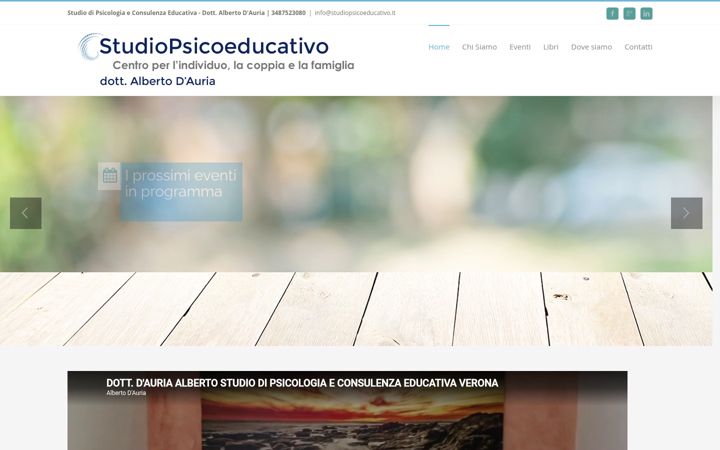 Screenshot of studiopsicoeducativo.it