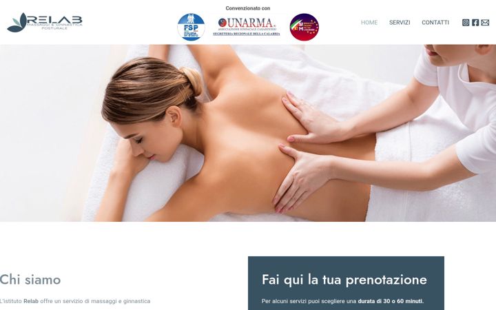 Screenshot of studiorelab.net