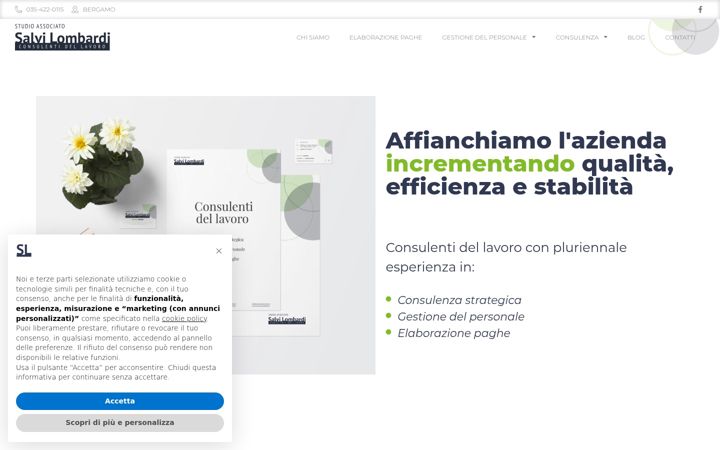 Captura de ecrã de studiosalvilombardi.it