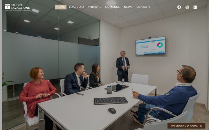 Skjámynd af studiotavaglione.com