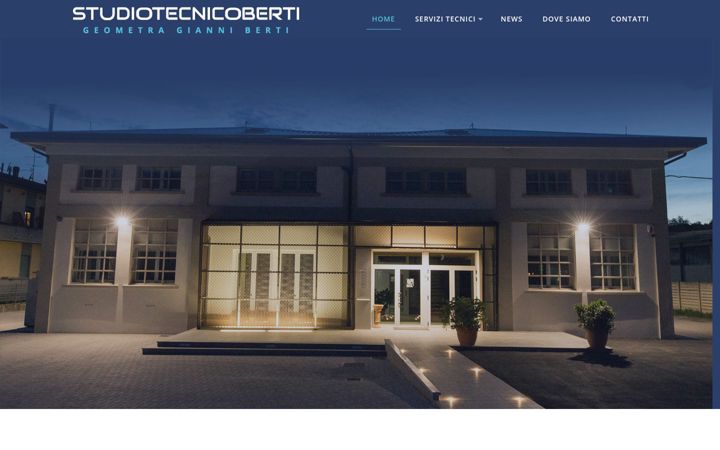 Screenshot of studiotecnicoberti.it