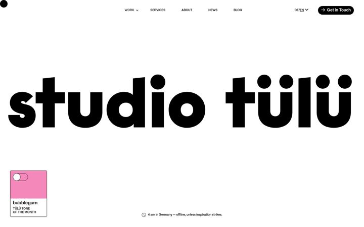 Screenshot of studiotulu.com
