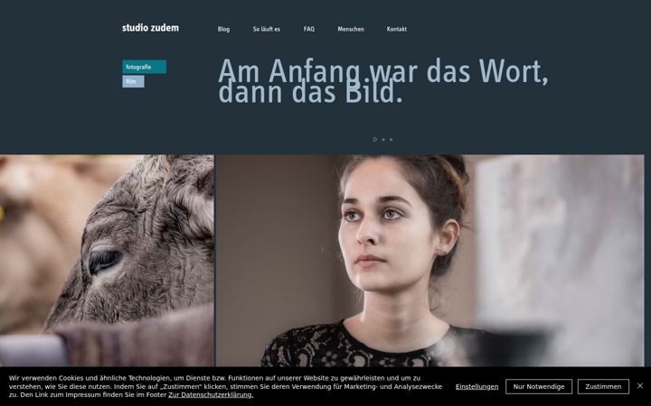 Screenshot of studiozudem.de