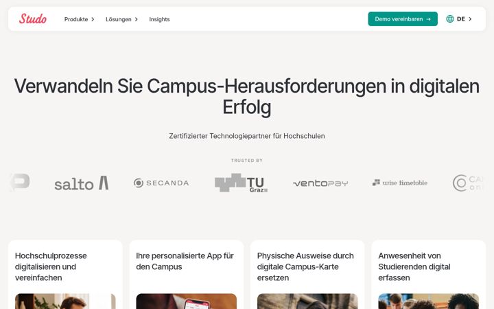 Screenshot di studo.co