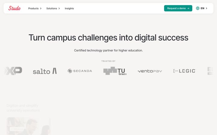 Screenshot of studo.com