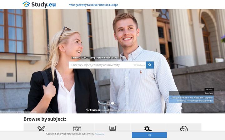 Screenshot ta' study.eu