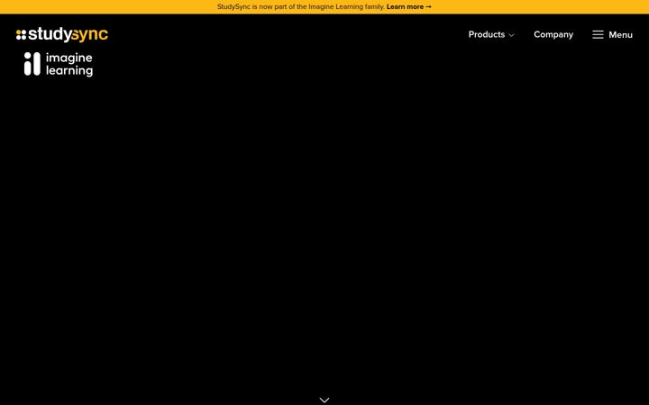 Screenshot of studysync.com