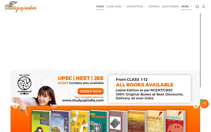 Screenshot of studyupindia.com