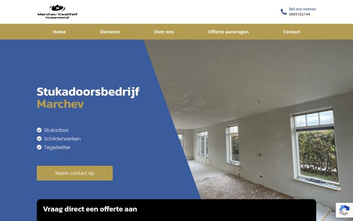 Snímek obrazovky stukadoormarchevkwaliteit.nl