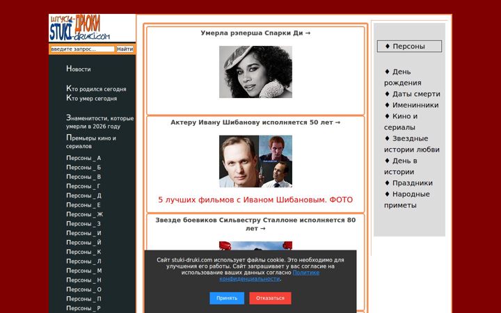Screenshot of stuki-druki.com