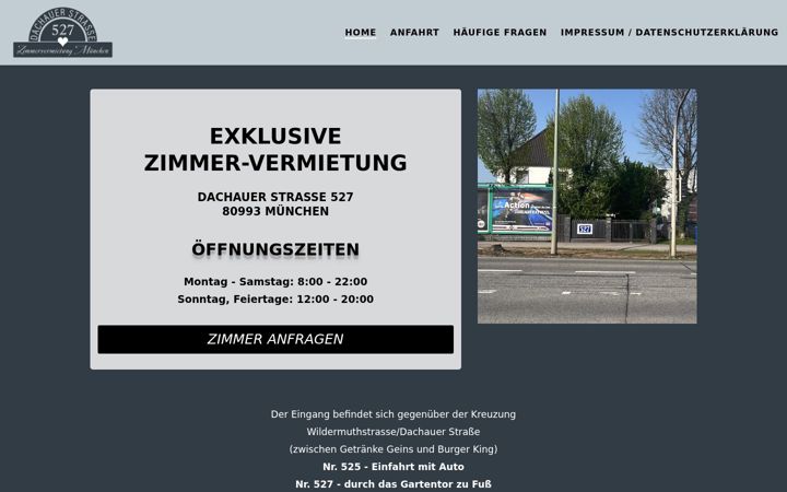 Screenshot of stundenhotel-muenchen.de