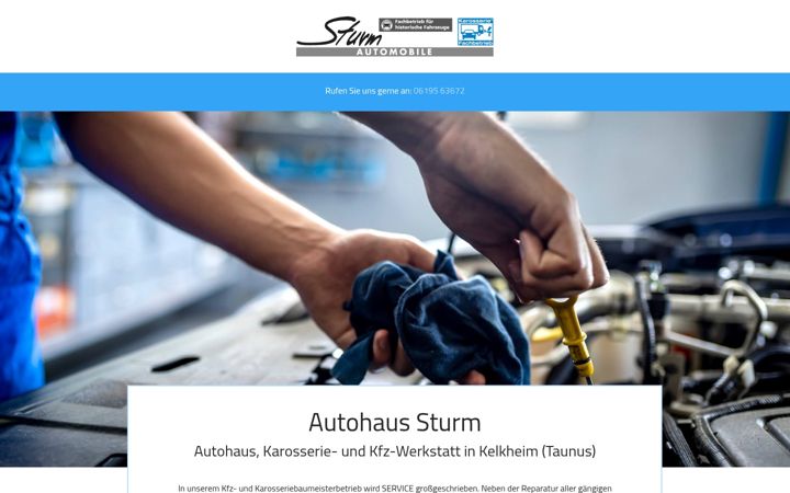 Screenshot von sturm-autohaus.de