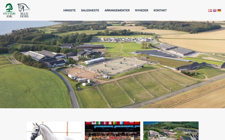 Képernyőkép: stutteriaskbluehors.dk