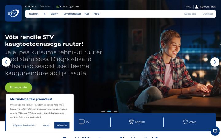 Screenshot of stv.ee