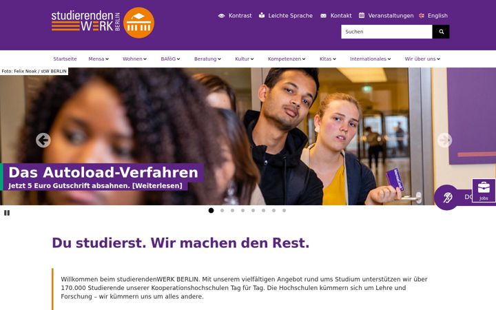 Screenshot of stw.berlin