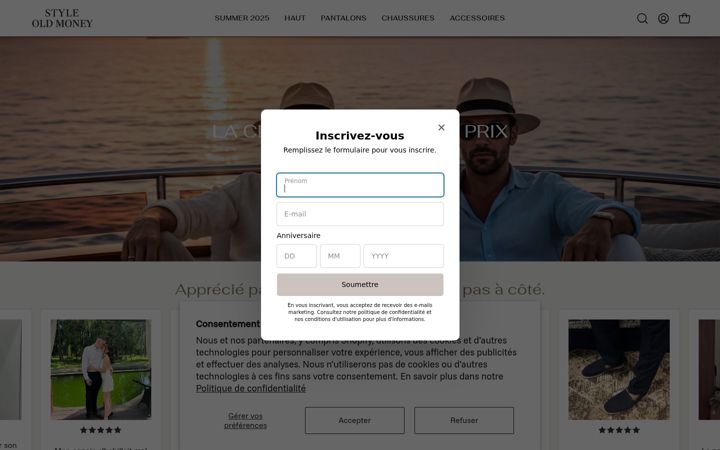Screenshot of style-old-money.com