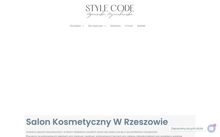Screenshot van stylecode.pl