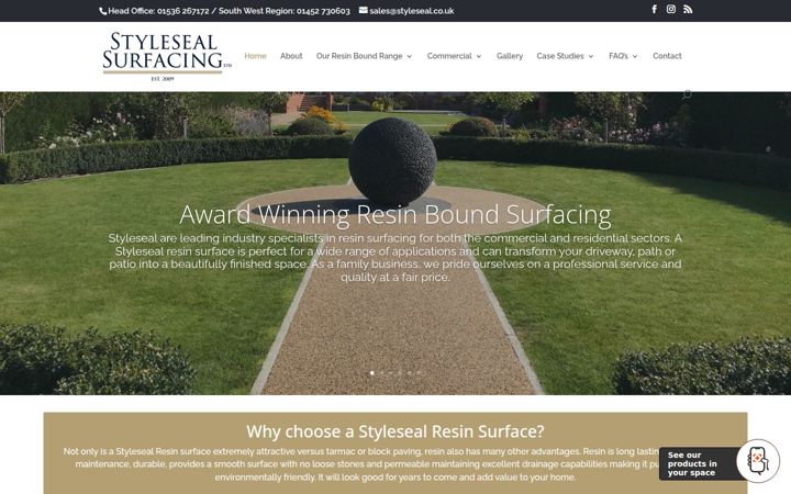 Screenshot of styleseal.co.uk