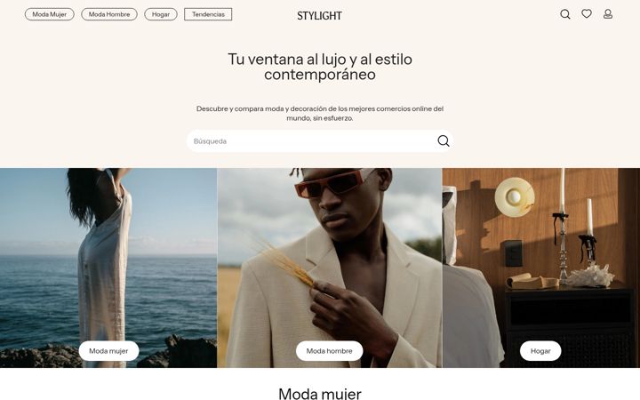 Screenshot of stylight.es