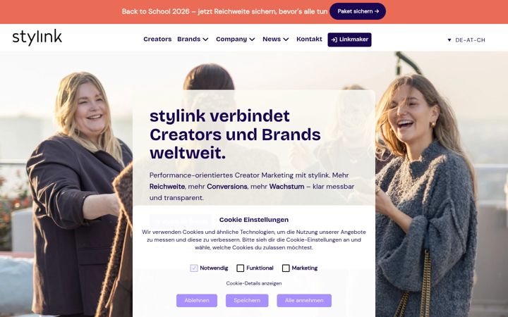 Screenshot of stylink.com