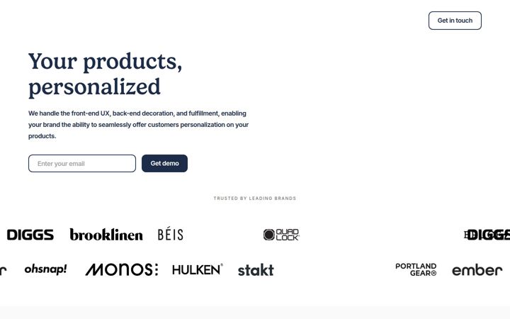 Screenshot of stylux.io