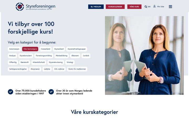 Screenshot of styreforeningen.no