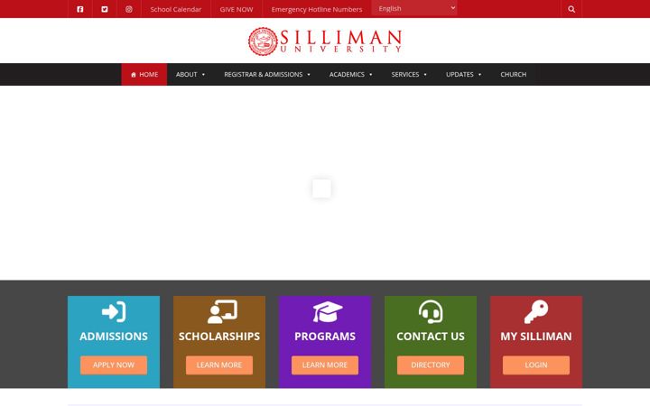 Screenshot of su.edu.ph
