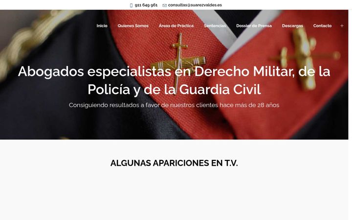 Screenshot of suarezvaldes.es